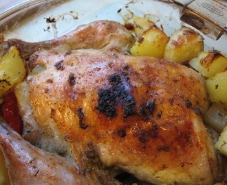 Pieczony aromatyczny kurczak