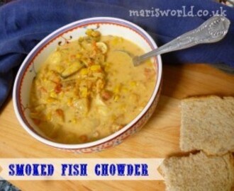 Smoked fish chowder recipe for the slow cooker