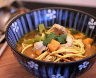 Hot and Spicy Chicken Noodle Soup