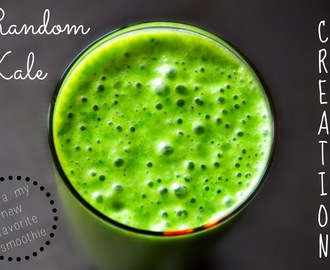 Green Smoothie Recipe: Random Kale Creation