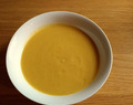 Spiced carrot and red lentil soup
