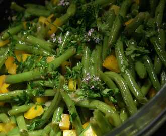 Salade de Haricots Verts Parfumée aux Fleurs de Thym