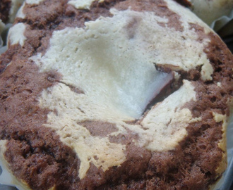   Double Schokoladen Kaesekuchen  Muffins / Çift Çikolatalı Cheesecake Muffinler