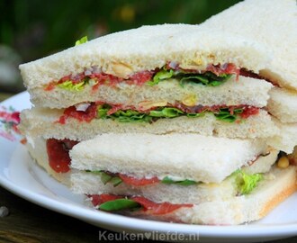 Carpaccio sandwiches