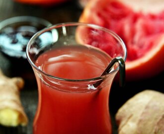 Immunerősítő italok I. - Gyömbéres grapefruit ital
