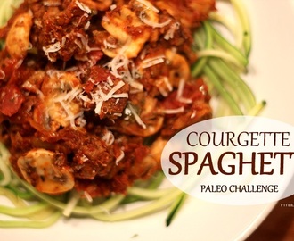 Recept: Courgette Spaghetti – Paleo Challenge