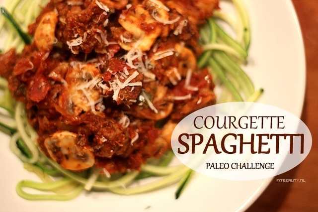 Recept: Courgette Spaghetti – Paleo Challenge