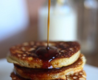 coconut flour pancake with prune syrup recipe (gluten & diary free)