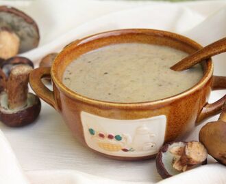 Zupa – krem z grzybów leśnych