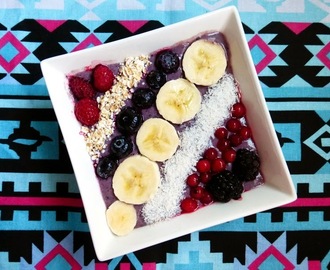 Zomers ontbijt: smoothie bowl