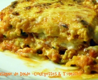 ღ " Miam " Lasagne de Dinde - Courgettes & Tomates ..