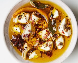 Marinated Goat Cheese with Herbs and Spices