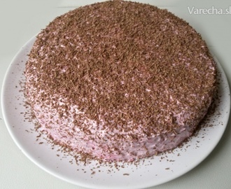 Malinovo-orechová torta bez múky (fotorecept)