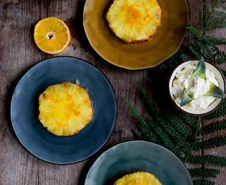 Geroosterde ananas in de oven met kaneel – Recept uit Portugal
