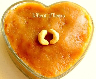 Wheat Sheera / Wheat flour Halwa / Godhumai Halwa - A celebration of  my blog crossing 2,00,000 hits today