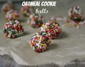 Oatmeal Cookie Balls and a guest post on Frugal Antics