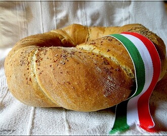 Csavart koszorú, az ünnepi kenyér