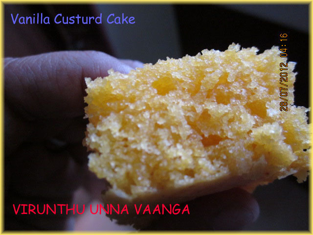 VANILLA CUSTARD CAKE