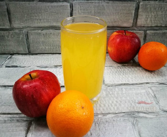 Лимонад из яблок и апельсина