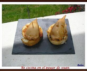 Calamares rellenos y fritos de manzana (Reto tía Alia de Junio)