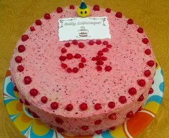 Diabetikus születésnapi ribizli torta