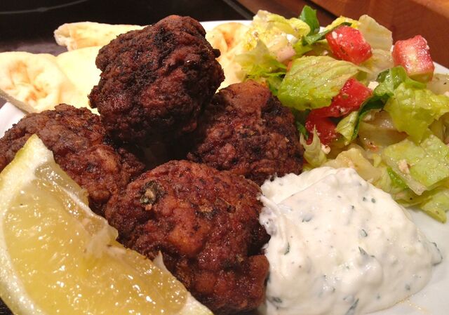 Keftedes  ~ Greek Meatballs with Tzatziki (A huge hit with the family…something different for dinner)
