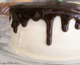 Salted Caramel Frosting and Simple Chocolate Ganache