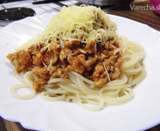 Mäsovo-rajčinová omáčka na spaghetti (fotorecept)