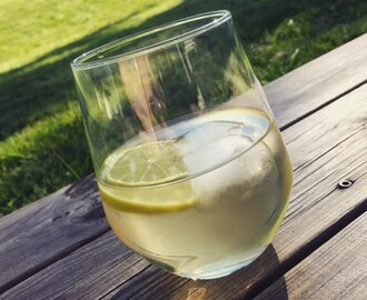 Fläderdrink med vitt vin