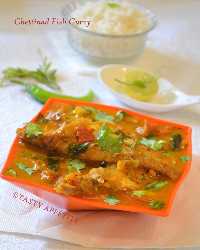 Spicy Fish  Kuzhambu / Chettinad Fish Curry :