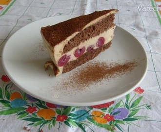 Višňová torta tiramisu