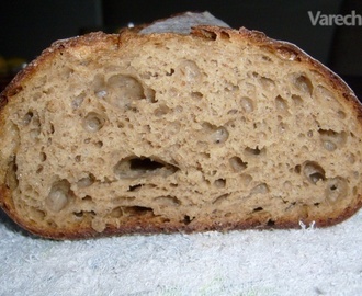 Kváskový chlieb z múky z veterného mlyna (fotorecept)