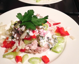Makreel Salade met Bleekselderij & Remoulade Saus