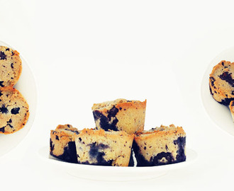 Muffins met chocolade en bosbessen – glutenvrij