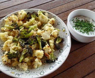 Pečený karfiol  s brokolicou