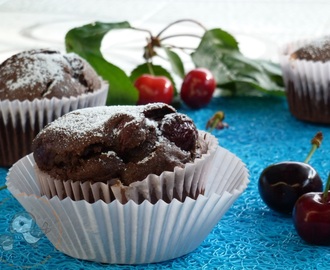 Muffin al cioccolato e ciliegie....fato o destino?