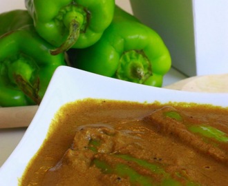 Mirch Ka Salan (Hot Chili Peppers in Tangy Peanut Sauce)