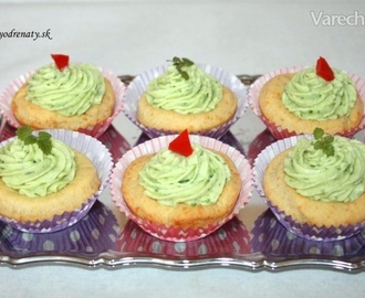 Syrový cupcakes s cesnakovým krémom (fotorecept)