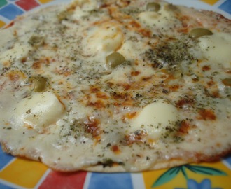 Pizza de Frigideira (muito prática, gostosa, crocante e suculenta!)... Sucesso na certa!