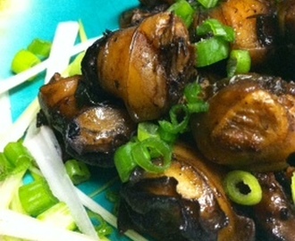 Stir-Fry Snails with Black Bean Sauce 豆豉田螺
