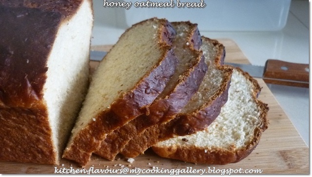 Honey Oatmeal Bread : ABC October 2012