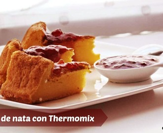 Tarta de nata con thermomix