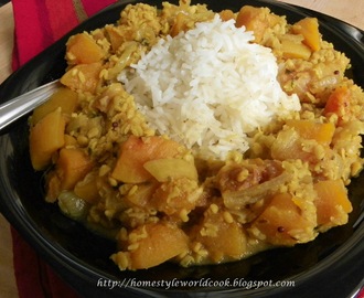Squash Dal Curry