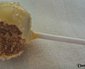 Cake-pop spéculoos-orange pour les 3 ans de mon blog / Speculoos and orange cake-pop for the 3 year anniversary of my blog