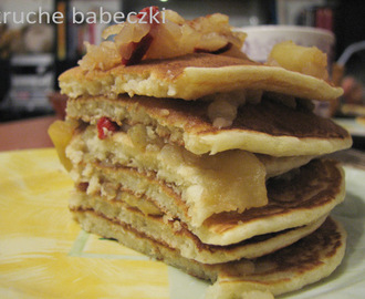Moje pierwsze puszyste pancakes :))