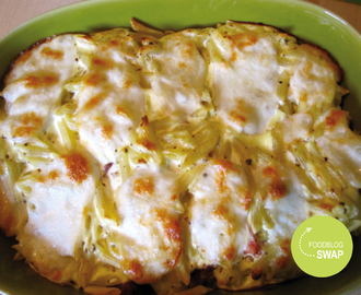 Foodblogswap: Turks getinte ovenschotel met pasta, gehakt en courgette