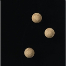 Magneter NAGA, runde, Ø 2 cm, træ, pakke a 3 stk.