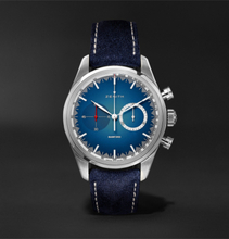 Chronomaster El Primero Solar Blue Limited Edition Automatic Chronograph 38mm Stainless Steel And Alcantara Watch - Blue