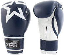 Star Gear Leather Boxing Glove, Patriot Blå