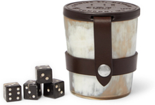Game Dice And Cup Set - White